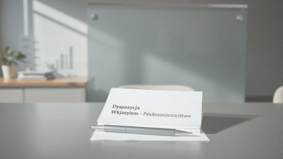 Jakie są różnice między dyspozycją wkładem a pełnomocnictwem?