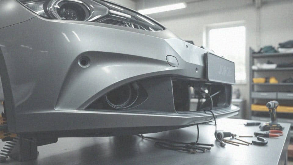 Jak zamontować czujniki parkowania z przodu pojazdu?