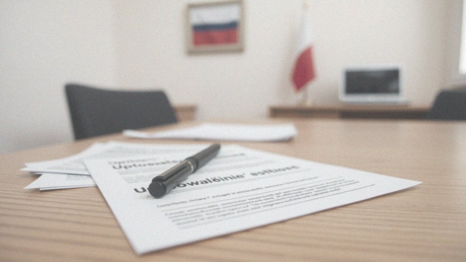 Jakie dane osobowe powinno zawierać upoważnienie do odbioru zaświadczenia?