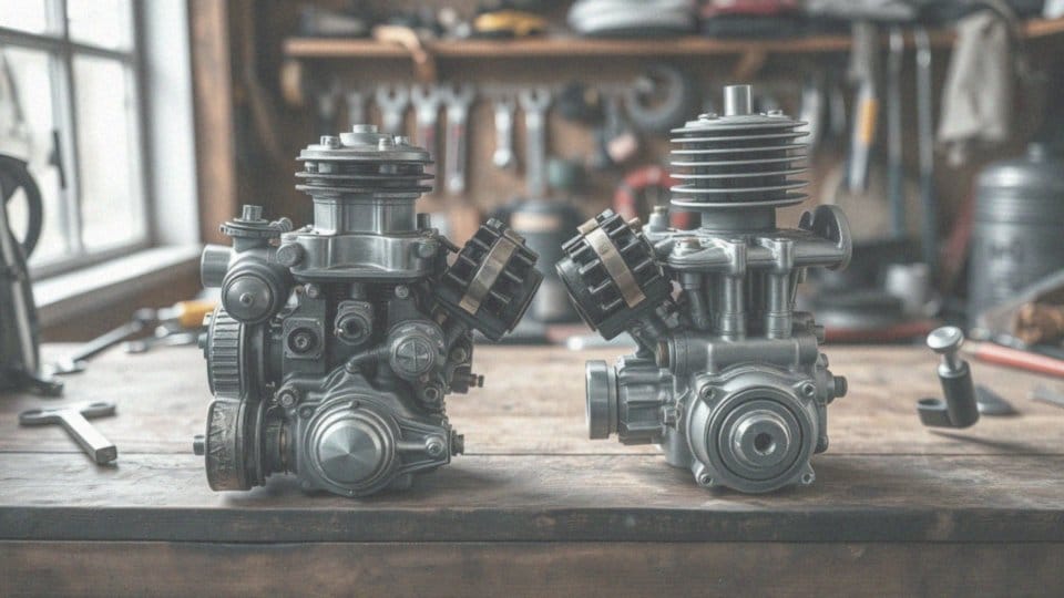 Jakie są zalety silników czterosuwowych w porównaniu do dwusuwowych?