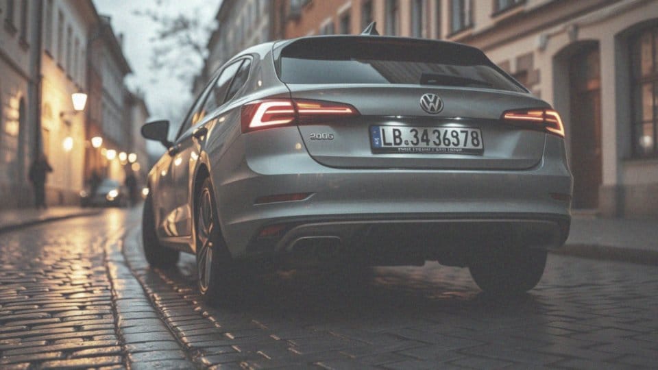 Jakie są wymagania dotyczące widoczności oświetlenia tablicy rejestracyjnej?