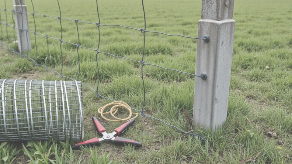 Jakie są najczęstsze błędy podczas mocowania siatki do słupków betonowych?