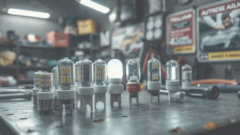 Jakie są standardowe lampki oświetlające rejestrację?