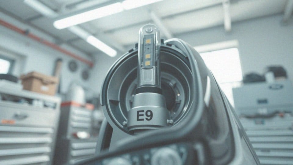 Co oznacza znak homologacji w kontekście żarówek LED?