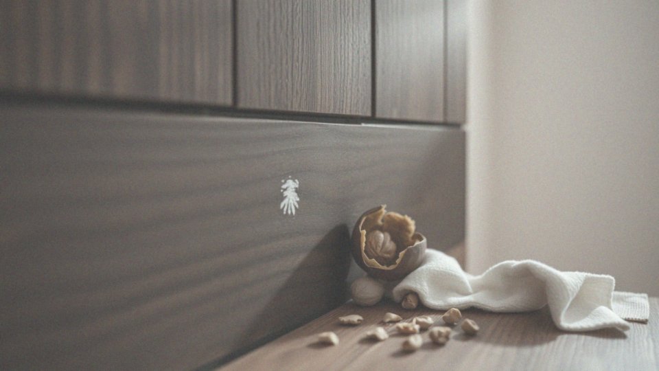 W jaki sposób orzechy włoskie mogą maskować rysy na panelach?