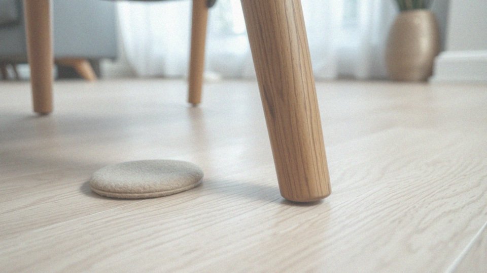 Jak zabezpieczenie nóg mebli zapobiega powstawaniu rys?