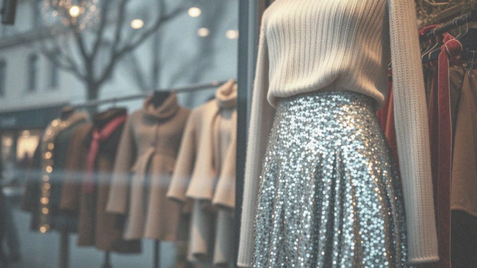 Czy cekinowe stylizacje są modne na święta?