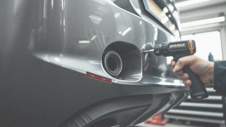 Jakie są zasady montażu czujników parkowania w zderzaku?